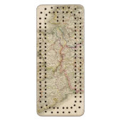 Ireland map cribbage board (Front Vertical)