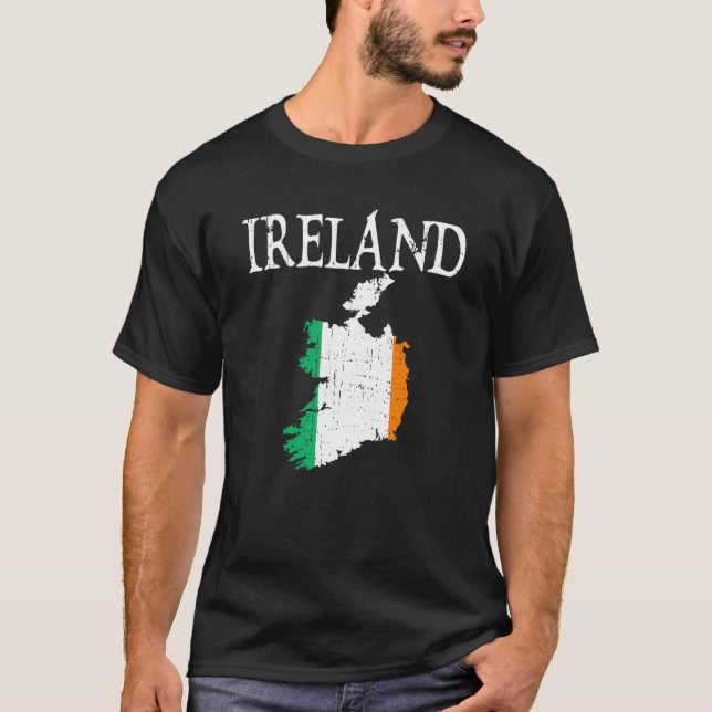 Ireland map Ireland T-Shirt (Front)