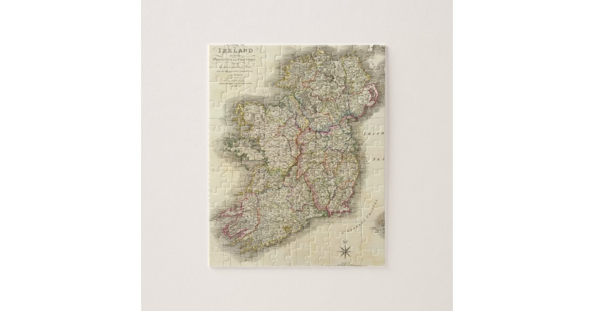 Ireland Personalised Map Jigsaw Puzzle Jigsaws & Puzzles Jigsaw Puzzles