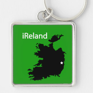 iReland Map Keychain