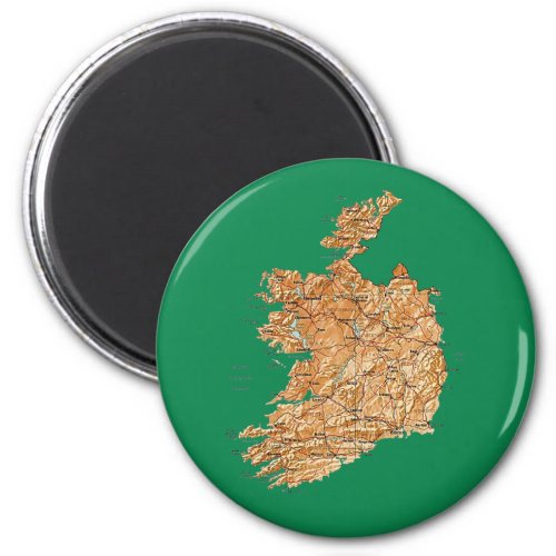 Ireland Map Magnet