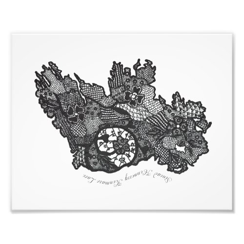 Ireland map original lace print design