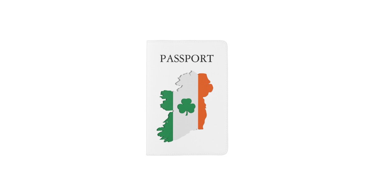 Ireland map passport holder Zazzle
