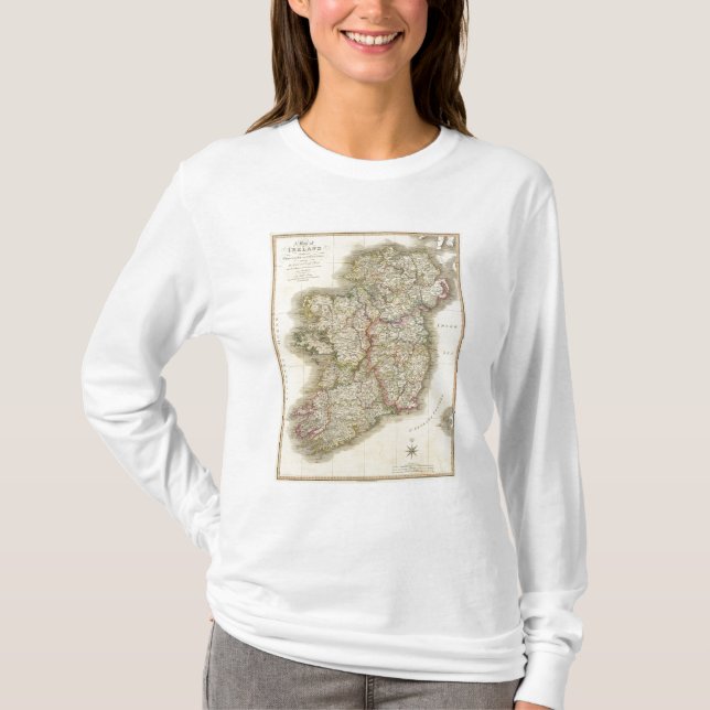 Ireland map T-Shirt (Front)