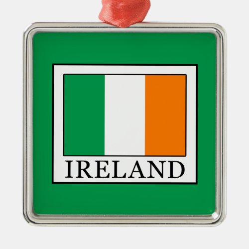 Ireland Metal Ornament