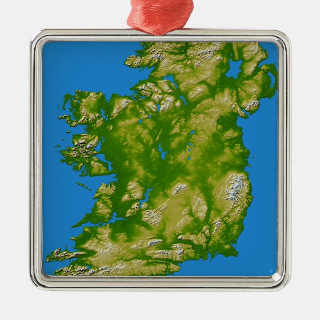 Ireland Metal Ornament (Front)