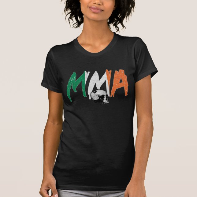 Ireland MMA Skull Ladies T-shirt (Front)