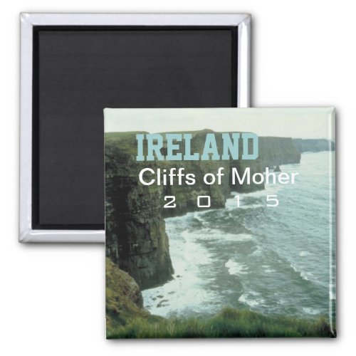 Ireland Moher Cliffs Souvenir Magnet Change Year