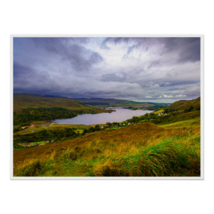 Ireland Mountain Lake Wall Art Landscape Photo