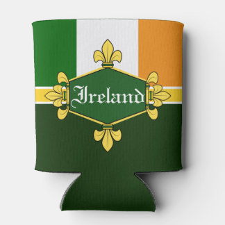 Ireland National flag, Customize the name Can Cooler