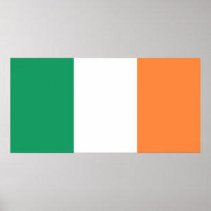 Ireland National Flag, Emerald Isle Celtic Gaelic  Poster