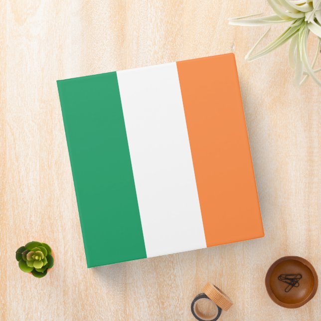 Ireland National Flag, Irish standard, Banner 3 Ring Binder (In Situ)