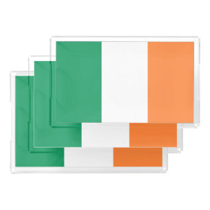 Ireland National Flag, Irish standard, Banner Acrylic Tray