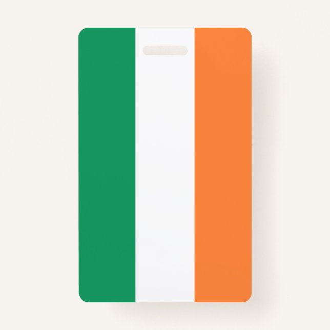 Ireland National Flag, Irish standard, Banner Badge (Front)