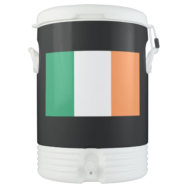 Ireland National Flag, Irish standard, Banner Beverage Cooler (Front)