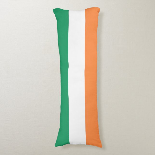 Ireland National Flag, Irish standard, Banner Body Pillow (Front Vertical)
