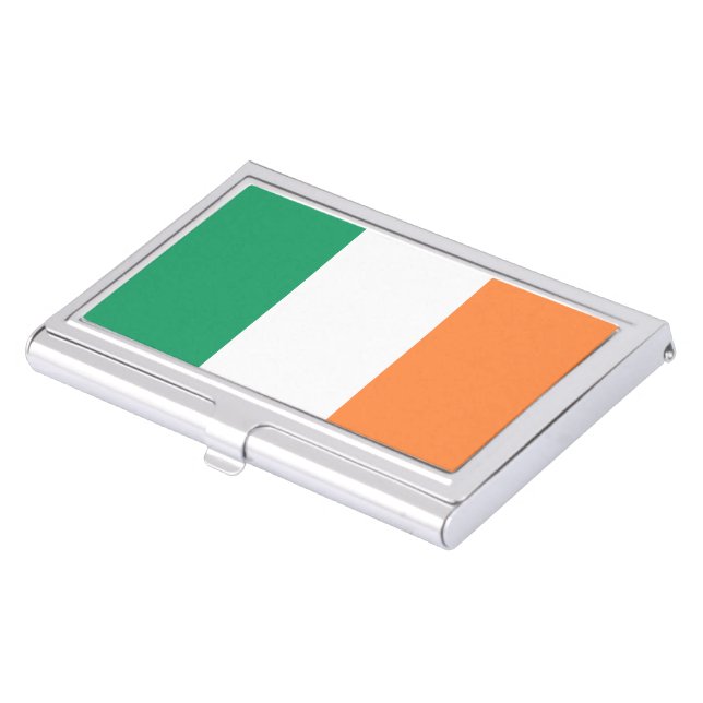 Ireland National Flag, Irish standard, Banner Business Card Case (Front)