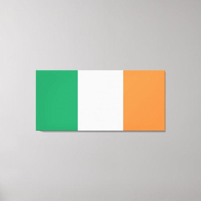 Ireland National Flag, Irish standard, Banner Canvas Print (Front)