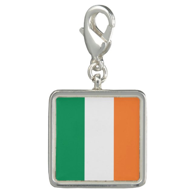Ireland National Flag, Irish standard, Banner Charm (Front)