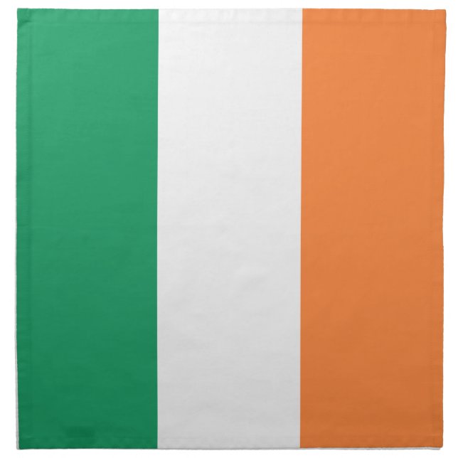 Ireland National Flag, Irish standard, Banner Cloth Napkin (Front)