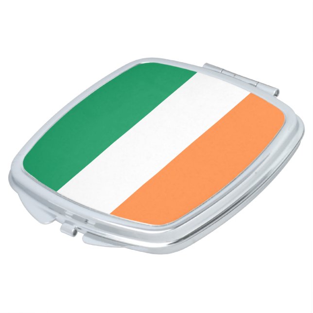Ireland National Flag, Irish standard, Banner Compact Mirror (Turned)