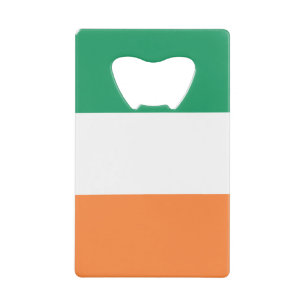 Ireland National Flag, Irish standard, Banner Credit Card Bottle Opener