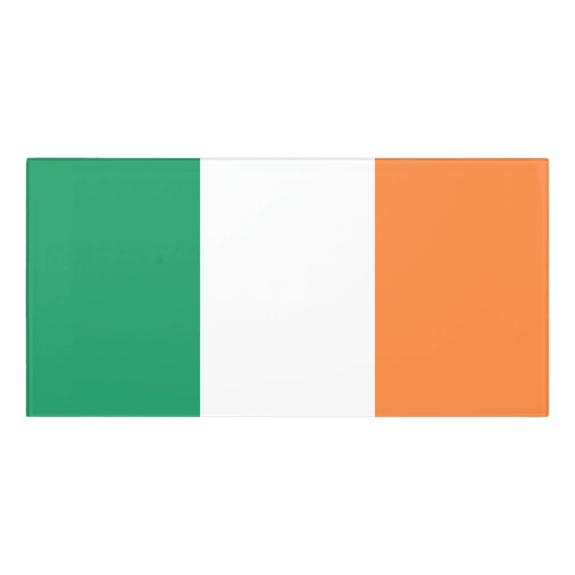 Ireland National Flag, Irish standard, Banner Door Sign (Classic Front)