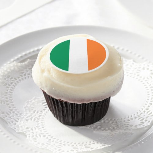 Ireland National Flag Irish standard Banner Edible Frosting Rounds