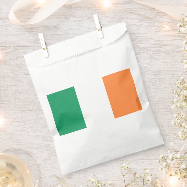 Ireland National Flag, Irish standard, Banner Favor Bag (Clipped)