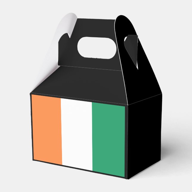 Ireland National Flag, Irish standard, Banner Favor Boxes (Front Side)