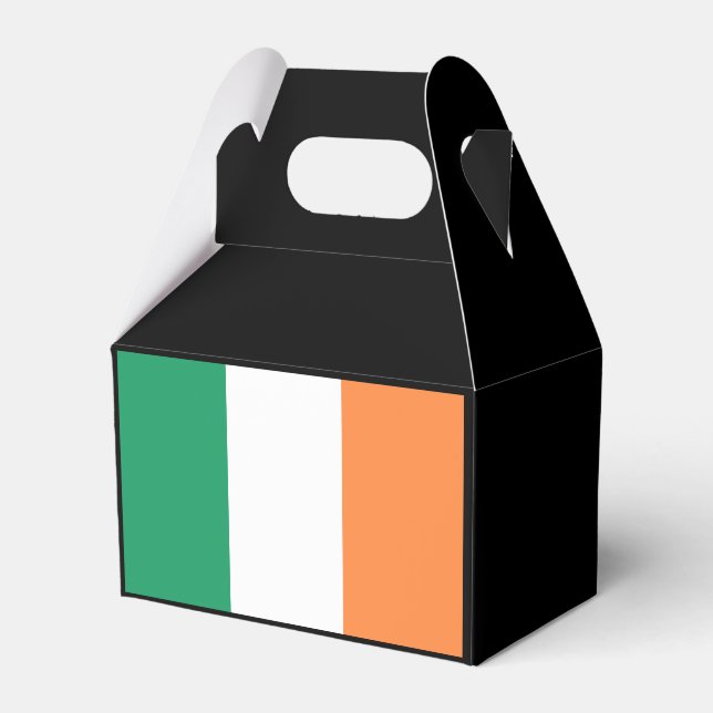 Ireland National Flag, Irish standard, Banner Favor Boxes (Front Side)