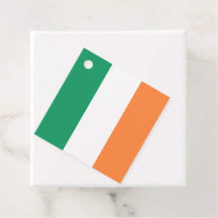 Ireland National Flag, Irish standard, Banner Favor Tags
