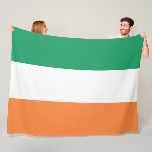 Ireland National Flag, Irish standard, Banner Fleece Blanket (In Situ)