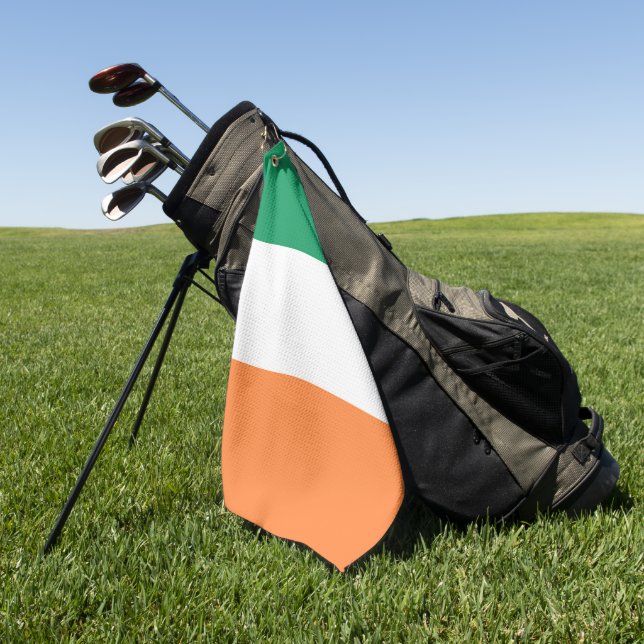 Ireland National Flag, Irish standard, Banner Golf Towel (Green)