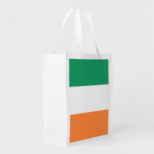Ireland National Flag, Irish standard, Banner Grocery Bag