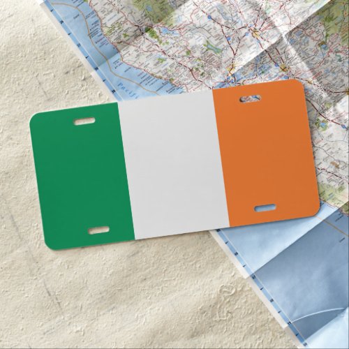 Ireland National Flag Irish standard Banner License Plate