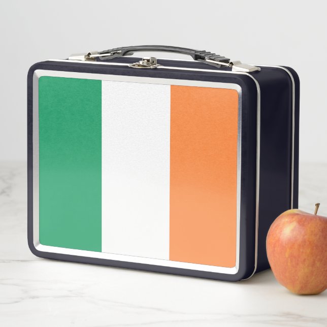 Ireland National Flag, Irish standard, Banner Metal Lunch Box (In Situ)