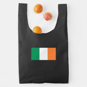 Ireland National Flag, Irish standard, Banner Reusable Bag