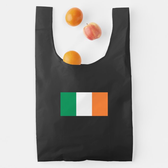 Ireland National Flag, Irish standard, Banner Reusable Bag (Insitu)