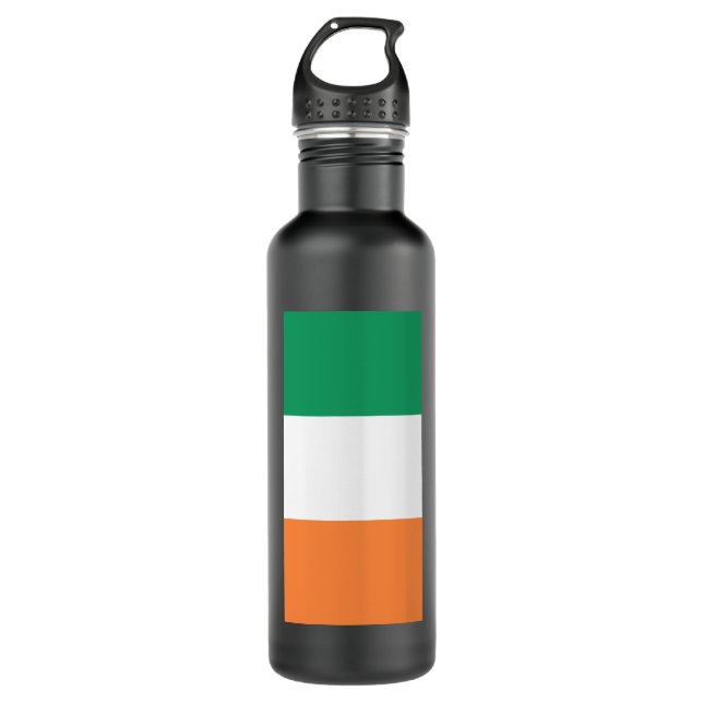 Ireland National Flag, Irish standard, Banner Stainless Steel Water Bottle (Front)