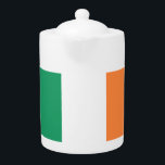 Ireland National Flag, Irish standard, Banner Teapot<br><div class="desc">The Tricolor: A Symbol of Hope and Unity - The Irish Tricolor, a vibrant tapestry of green, white, and orange, has become synonymous with the Emerald Isle. This simple yet powerful flag carries within its folds a rich history and a profound symbolism. - A Rebellious Birth - The Tricolor was...</div>