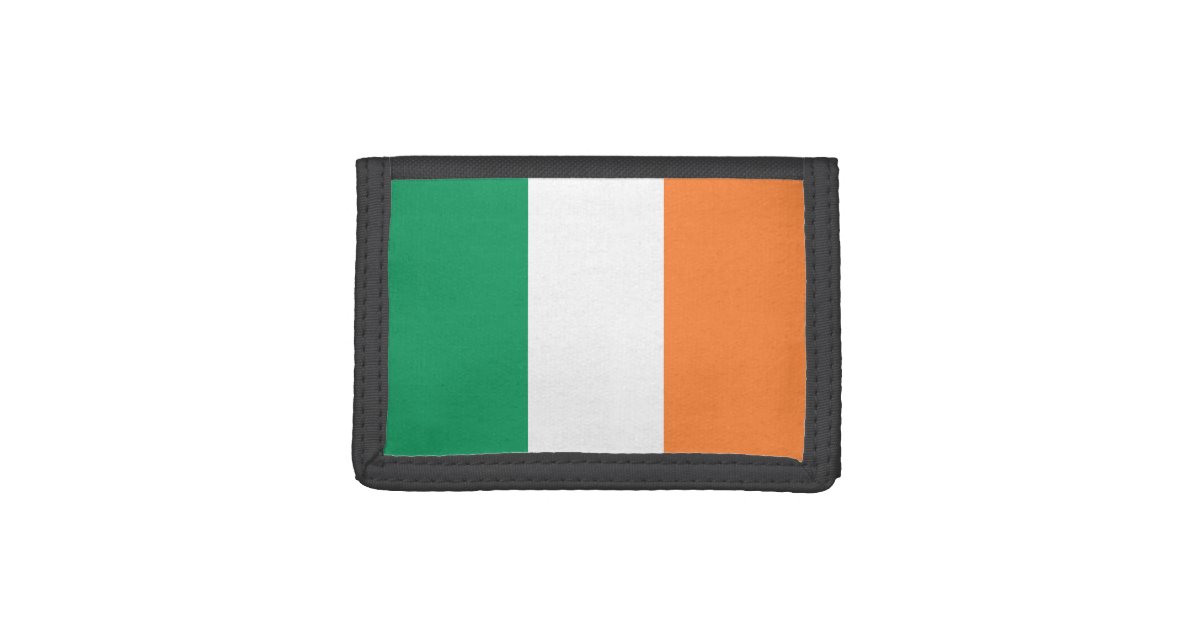 The Irish Boutique-Tri Fold Leather Celtic Black Wallet