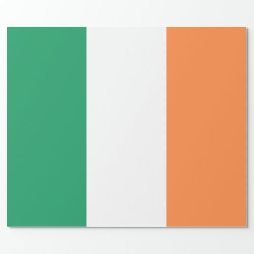 Ireland National Flag Irish standard Banner Wrapping Paper