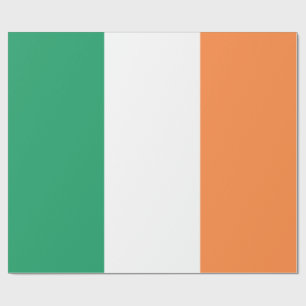 Ireland National Flag, Irish standard, Banner Wrapping Paper