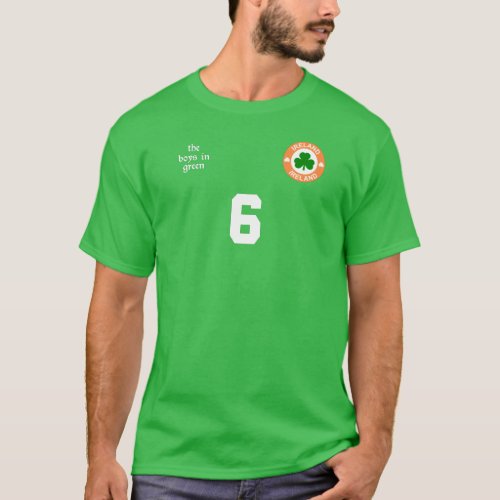 Ireland National Football Team Soccer Retro T_Shirt