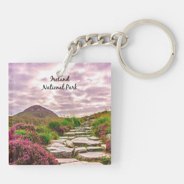 Ireland National Park Keychain (Back)
