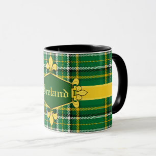 Ireland National Tartan, Customize with name 2 Mug