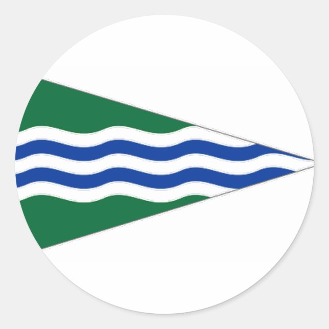 Ireland National Yacht Club Ensign Classic Round Sticker (Front)