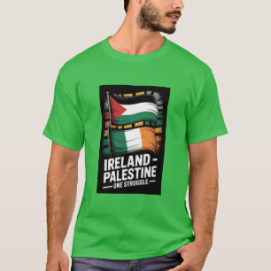 Ireland Palestine Solidarity Saint Patrick's T-Shirt