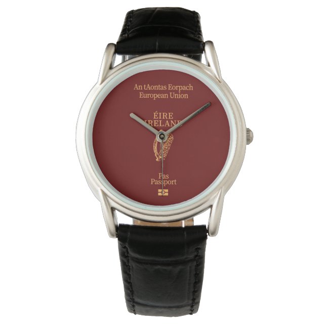 Ireland passport wristwatch (Front)